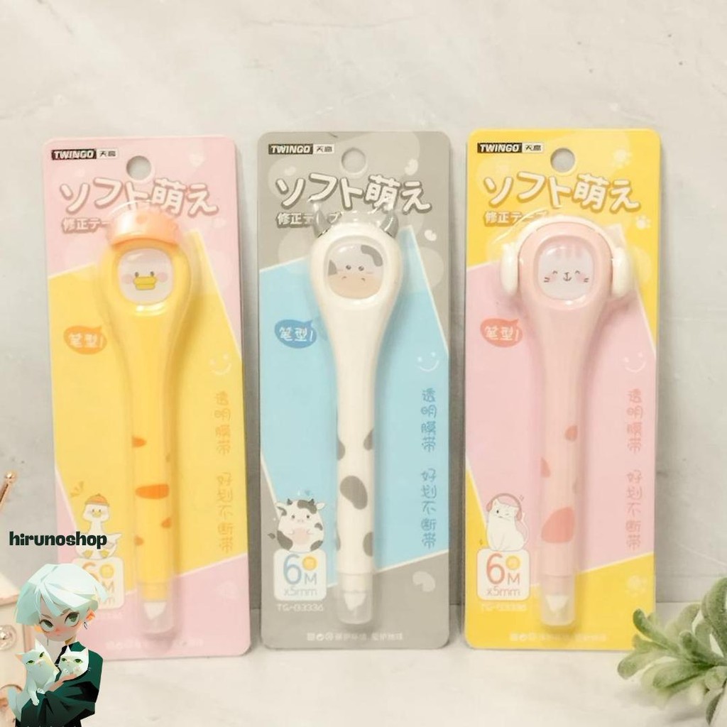 

Correction Tape Twinggo Panjang Zoo Tg B3336 / Tipex Gulung Twinggo Lucu Termurah Ready Grosir Bisa Cod Cod