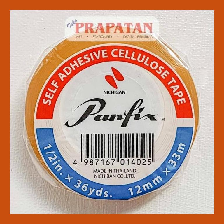 

[ PERALATAN LUKIS / GAMBAR ] ISOLASI PANFIX 12MM X 33M / SELF ADHESIVE TAPE / SOLATIP GOOD QUALITY