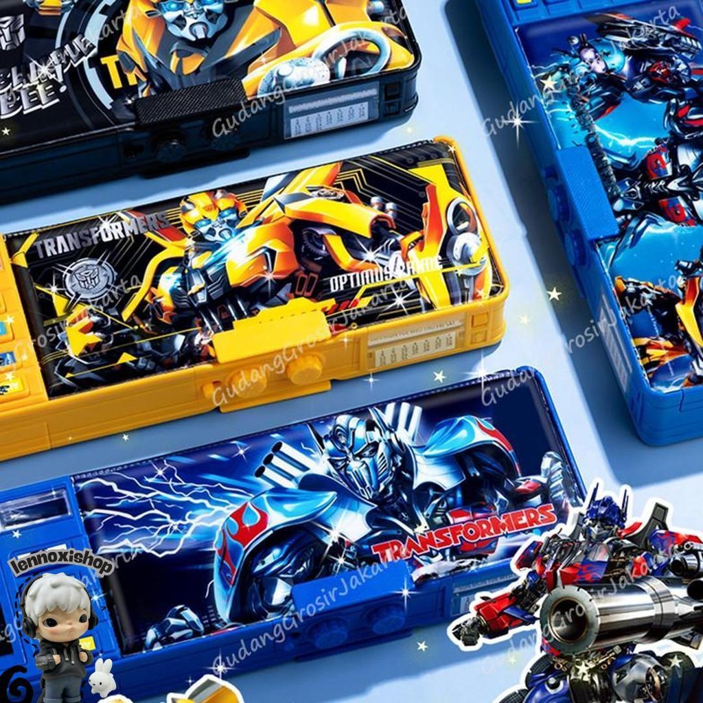 

Kotak Pensil Multifungsi Motif Kartun Untuk Anak Laki-Laki /Transformer Password Pencil Case /Tempat Pensil Magnet Sandi Multifungsi Motif Kartun Untuk Anak Laki-Laki Murah