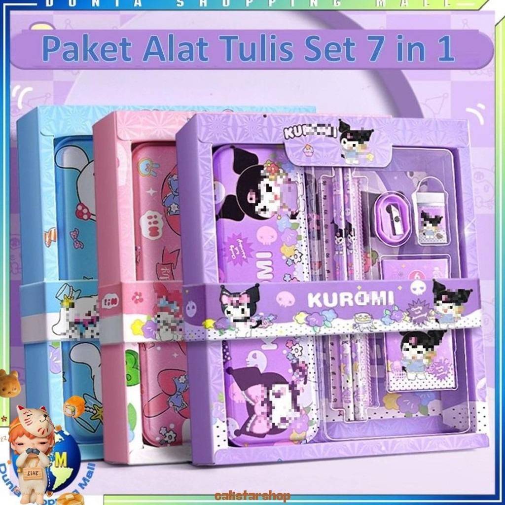 

Dsm Paket Alat Tulis Set 7 In 1 Set Stationery 7In1 Karakter Kartun Alat Tulis Anak Sekolah Penghapus Pengaris Kotak Pensil Penggaris Crayon Diskon