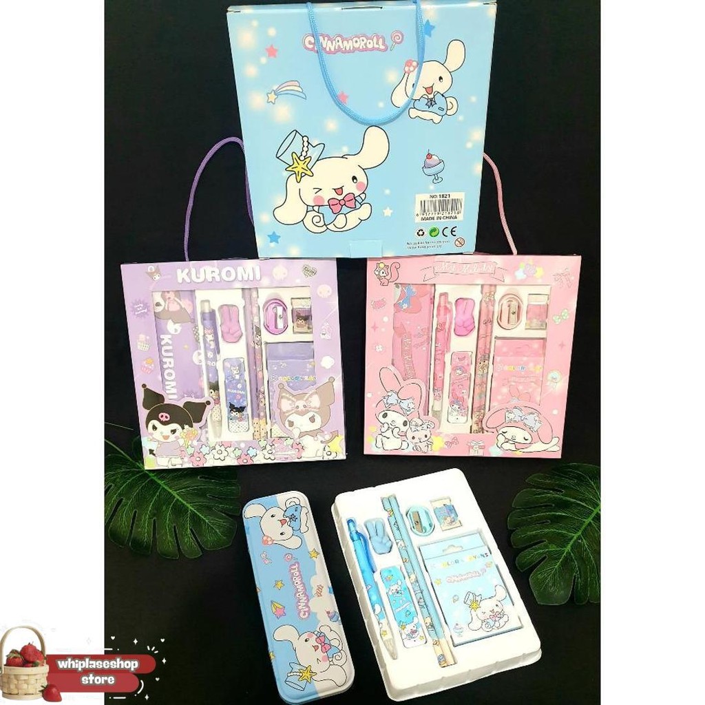 

Gybr Alat Tulis Anak Sekolah Study Set Sanrio 9 In 1 Kuromi My Melody Cinnamorol Sale