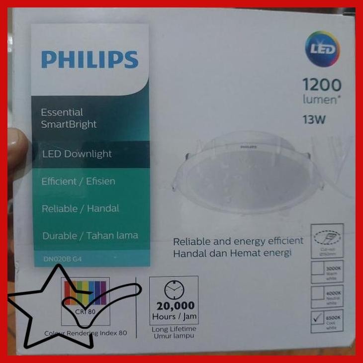 [UBK] PHILIPS DOWNLIGHT LED 13 WATT 220-240V 6" (BARU)