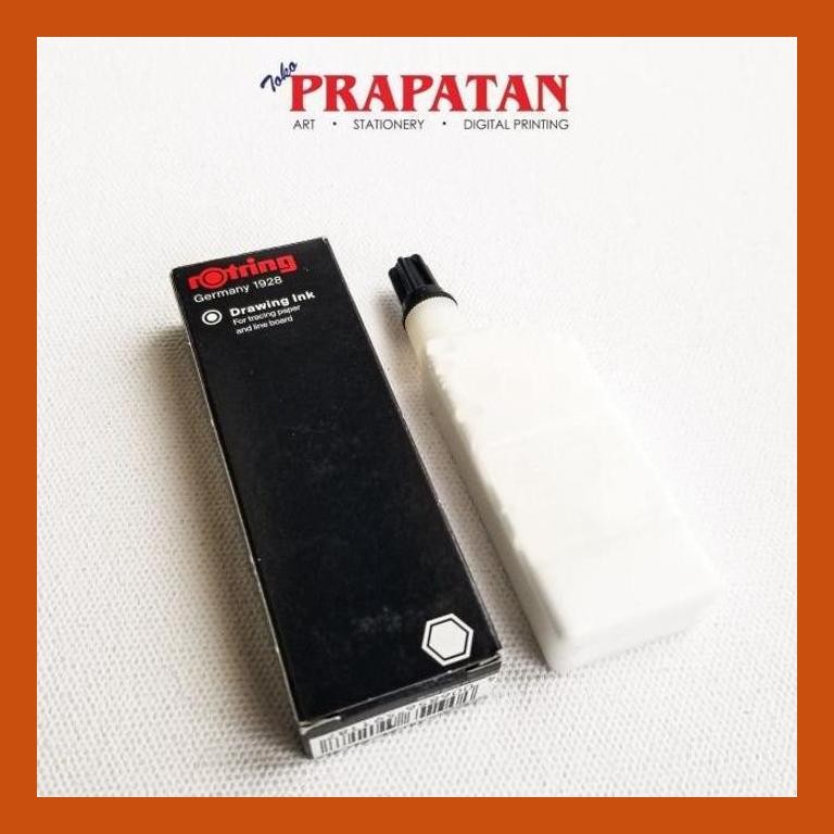 

[ PERALATAN LUKIS / GAMBAR ] ROTRING DRAWING INK 23ML / REFILL TINTA RAPIDO COD