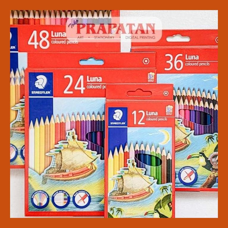 

[ PERALATAN LUKIS / GAMBAR ] PENSIL WARNA STAEDTLER LUNA | COLOR PENCIL GOOD QUALITY
