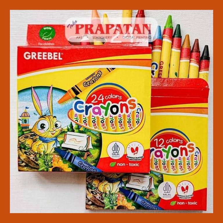 

[ PERALATAN LUKIS / GAMBAR ] GREEBEL WAX CRAYON | KRAYON WAX SIAP KIRIM