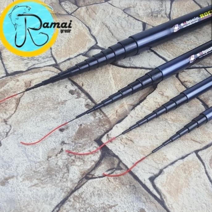 Joran Tegek Ruas Pendek Rocky 450 Hard Action Fiber