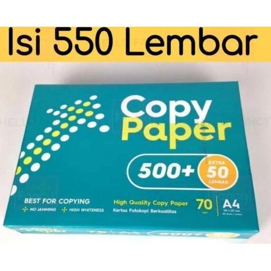 

KERTAS HVS A4 MURAH COPYPAPER 70 / 75 GR GRAM [RIM]