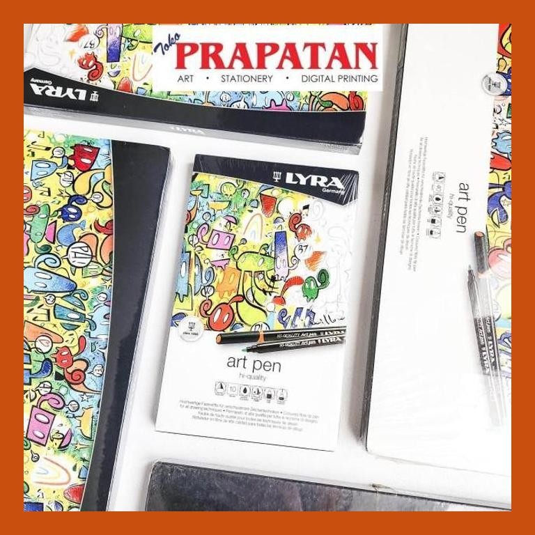

[ PERALATAN LUKIS / GAMBAR ] LYRA HIGH QUALITY ART PEN SET METAL BOX GOOD QUALITY