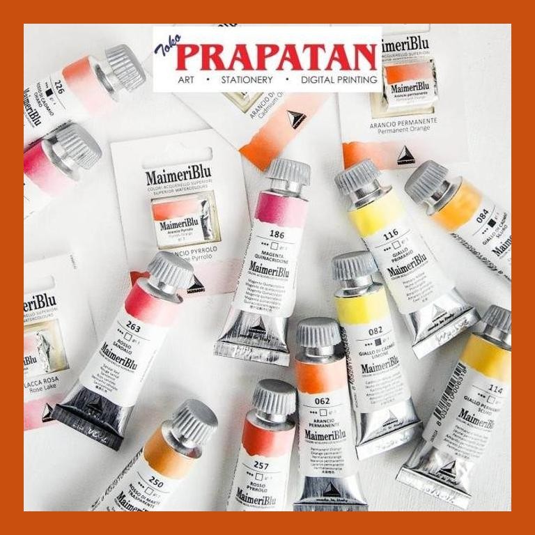 

[ PERALATAN LUKIS / GAMBAR ] MAIMERU BLU WATERCOLOR 12ML | CAT AIR PART 2 COD