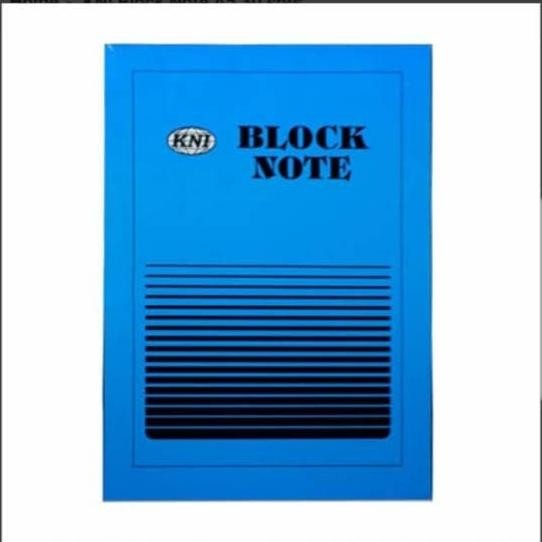 

Buku Block note ( Isi 25 buku )