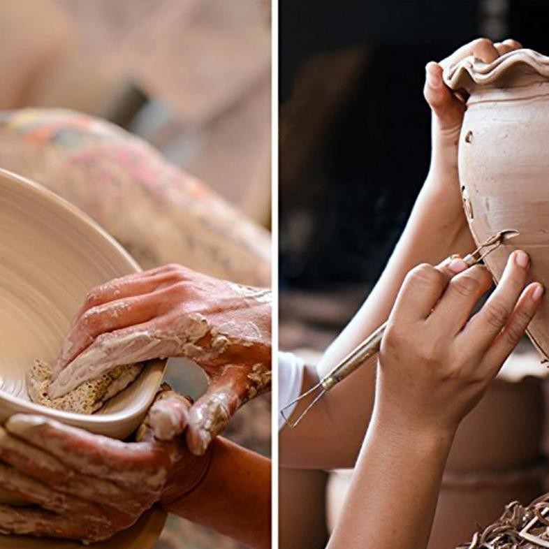 

Or42 36pcs Alat Ukir Clay pottery tools Alat Ukir Tanah Liat Alat Ukir Clay Pottery Crafting Tools Murah