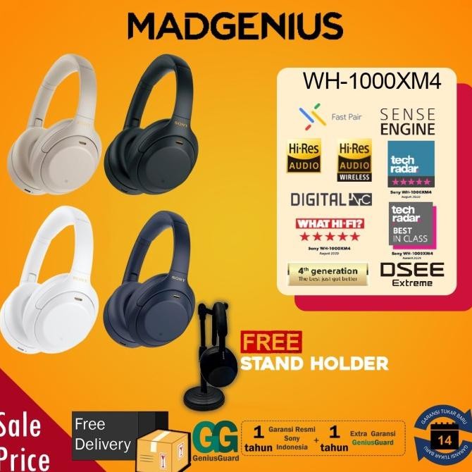 Promo Sony Wh 1000Xm4 Wh-1000Xm4 Wh1000Xm4 Xm4 Wireless Headset Nc Original