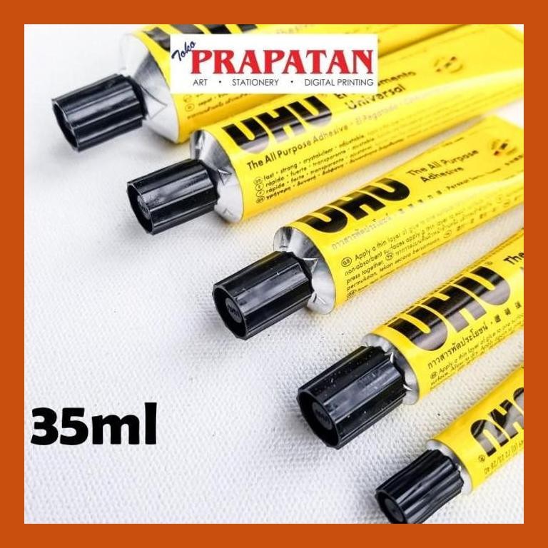 

[ PERALATAN LUKIS / GAMBAR ] LEM UHU CAIR 35ML / ALL PURPOSE ADHESIVE GOOD QUALITY