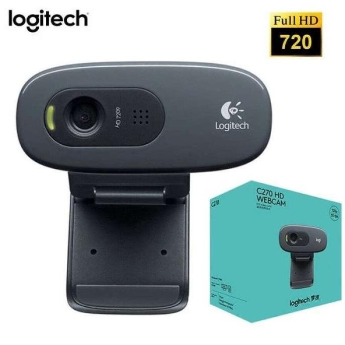 Logitech C270 Hd Webcam For Laptop Pc New Stok