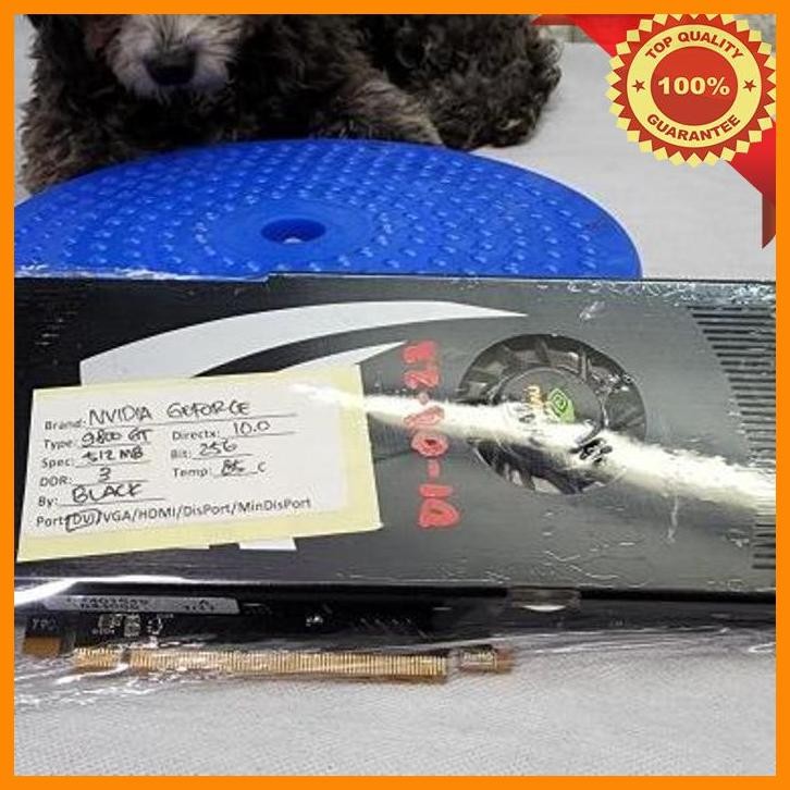 [snc] evga geforce 9800 gt 512 mb 256bit ddr3 pci-express 2.0 graphics card
