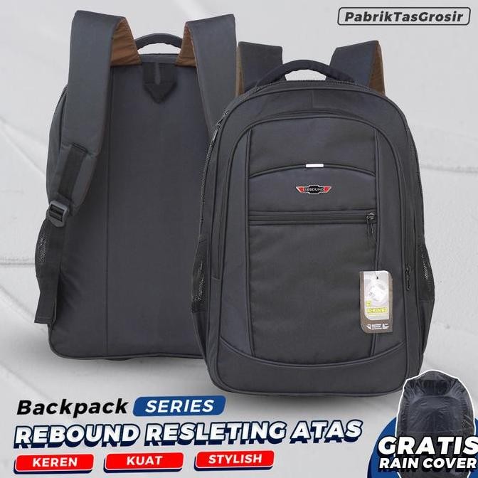 Tas Sekolah Cowok Smp Backpack Laptop Tas Sekolah Tas Punggung Multifungsi Rebound Resleting Atas Ta