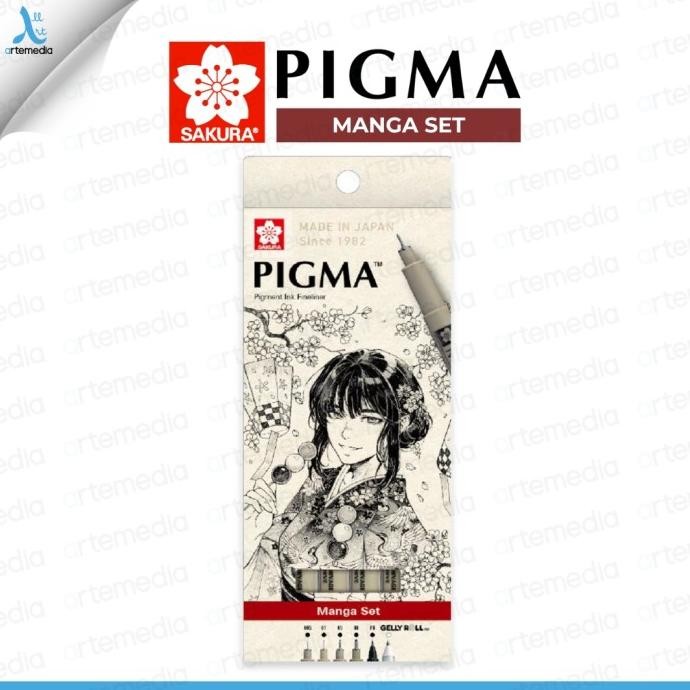 

Drawing Pen Sakura Pigma Micron Manga Set A