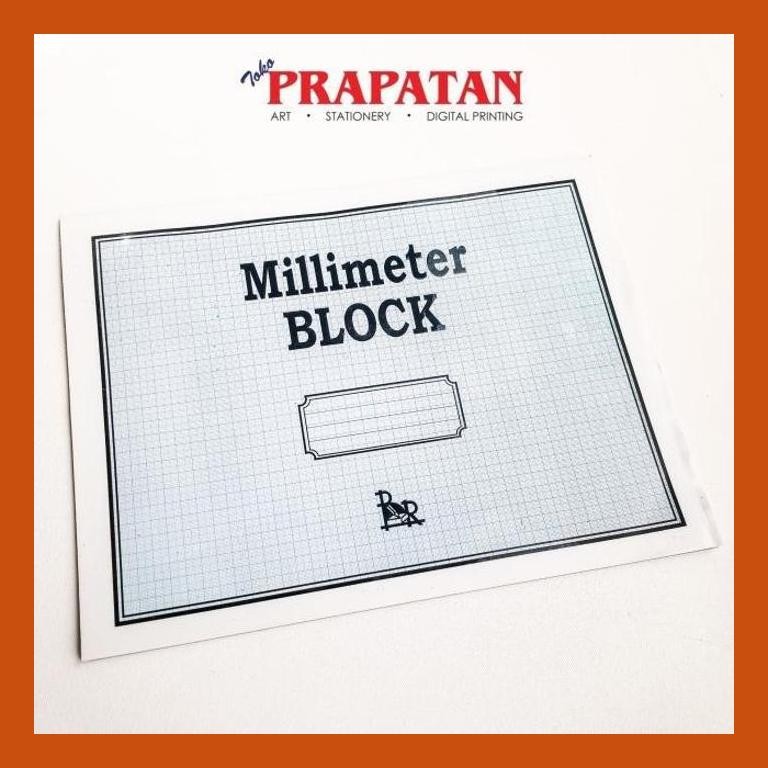 

[ PERALATAN LUKIS / GAMBAR ] MILLIMETER BLOCK A3 18 LEMBAR PACKING AMAN