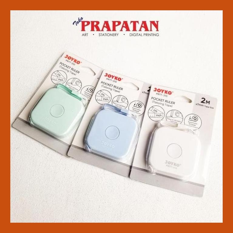 

[ PERALATAN LUKIS / GAMBAR ] JOYKO POCKET RULER PRTT-310 2M / TAILORING TAPE SIAP KIRIM