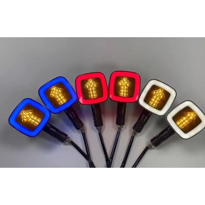 SEN LED PANAH LAMPU SEIN MOTOR MODEL KOTAK LED PANAH UNIVERSAL