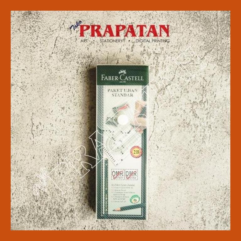 

[ PERALATAN LUKIS / GAMBAR ] FABER CASTELL PAKET UJIAN STANDAR PENSIL 2B GOOD QUALITY