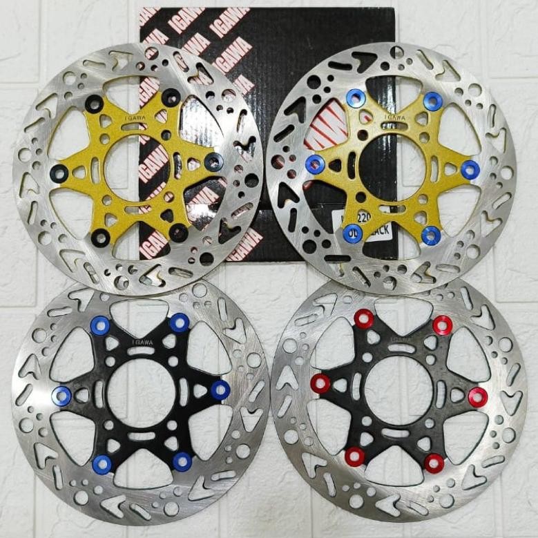 PIRINGAN DISC CAKRAM DEPAN VARIASI IGAWA NON FLOATING UK 220MM MIO BEAT VARIO SCOOPY JUPITER MX NOUV
