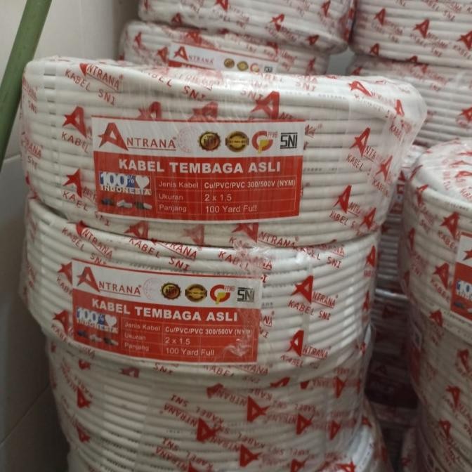 Kabel Listrik Antrana NYM 2x1.5 ,&  3x2.5 Nym Asli Tembaga Murni SNI