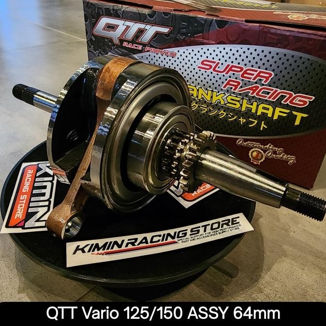 BEBAS ONGKIR - Crankshaft Kruk as QTT Vario 150 - PCX 150 QTT Race Racing - STROKE UP