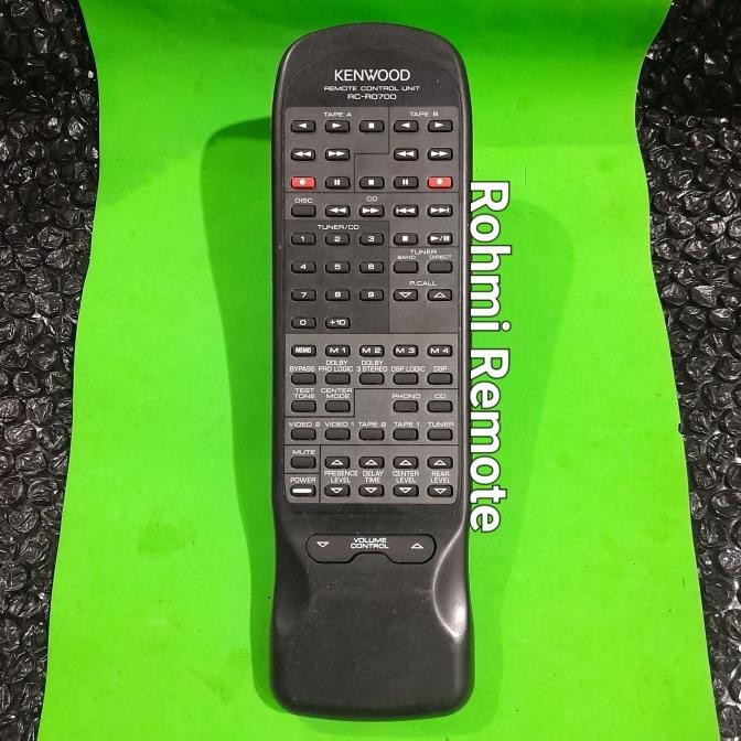 REMOTE REMOT DVD COMPO TUNER TAPE KENWOOD RC-R0700 ORIGINAL ASLI 1304T