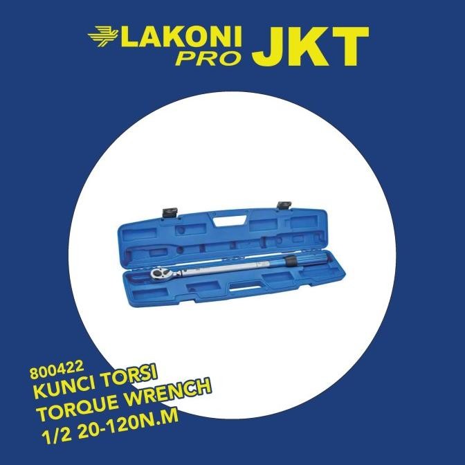 800422 LAKONI PRO KUNCI TORSI TORQUE WRENCH 1/2 20-120N.M