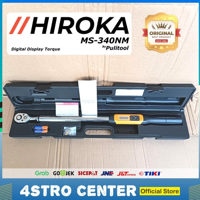 HIROKA Kunci Torsi Digital LED 340 Nm Torque Wrench Momen ( ORIGINAL )