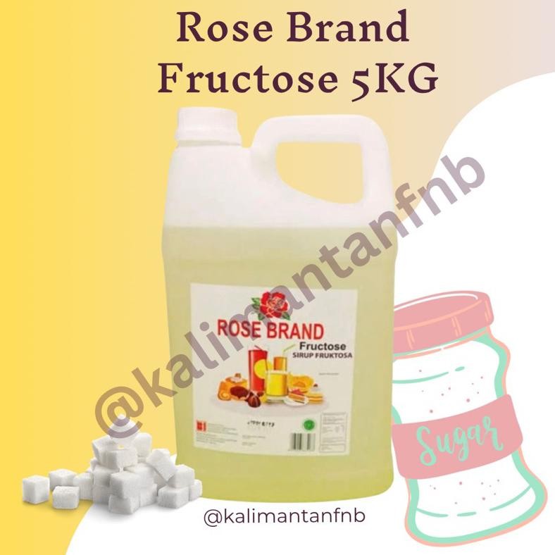 

Gula Cair Gula Fruktosa Rose Brand 5Kg Fructose INSTANT SAMEDAY