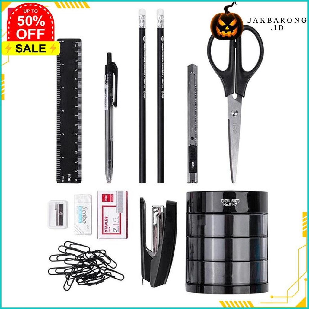 

Deli Set Alat Tulis Kantor Atk / Stationary Set Paket Hemat Super Lengkap E38253 Bisa Cod