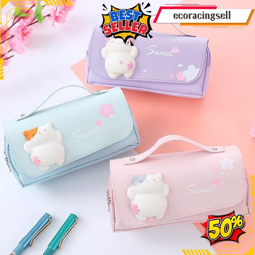 

Tas Pensil Kapasitas Besar Dengan Aksesori Stress Relief Bahan Tahan Air,Berbagai Pilihan Original Produk