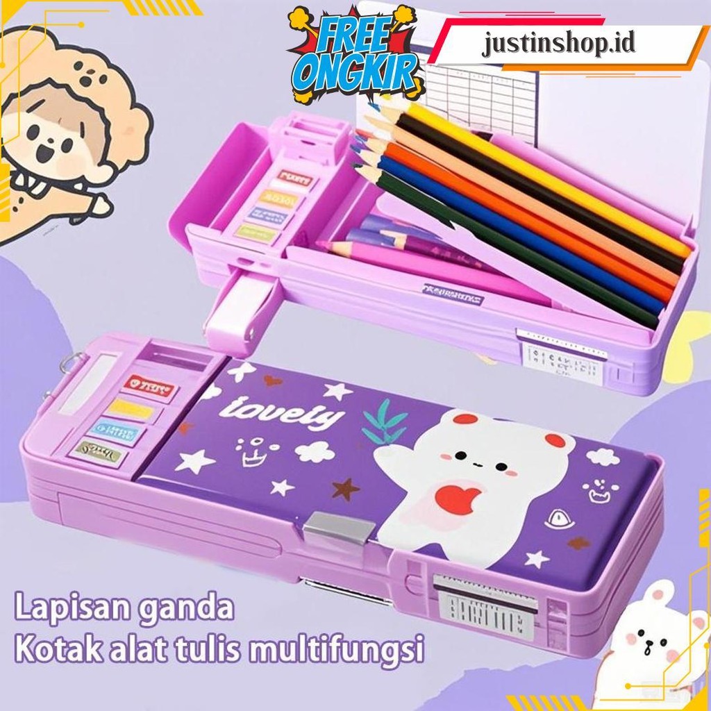 

CodTempat Pensil Multifungsi Untuk Siswa Sekolah Dasar, Anak-Anak, Taman Kanak-Kanak, Kapasitas Besar, Tempat Pensil Sederhana Cod