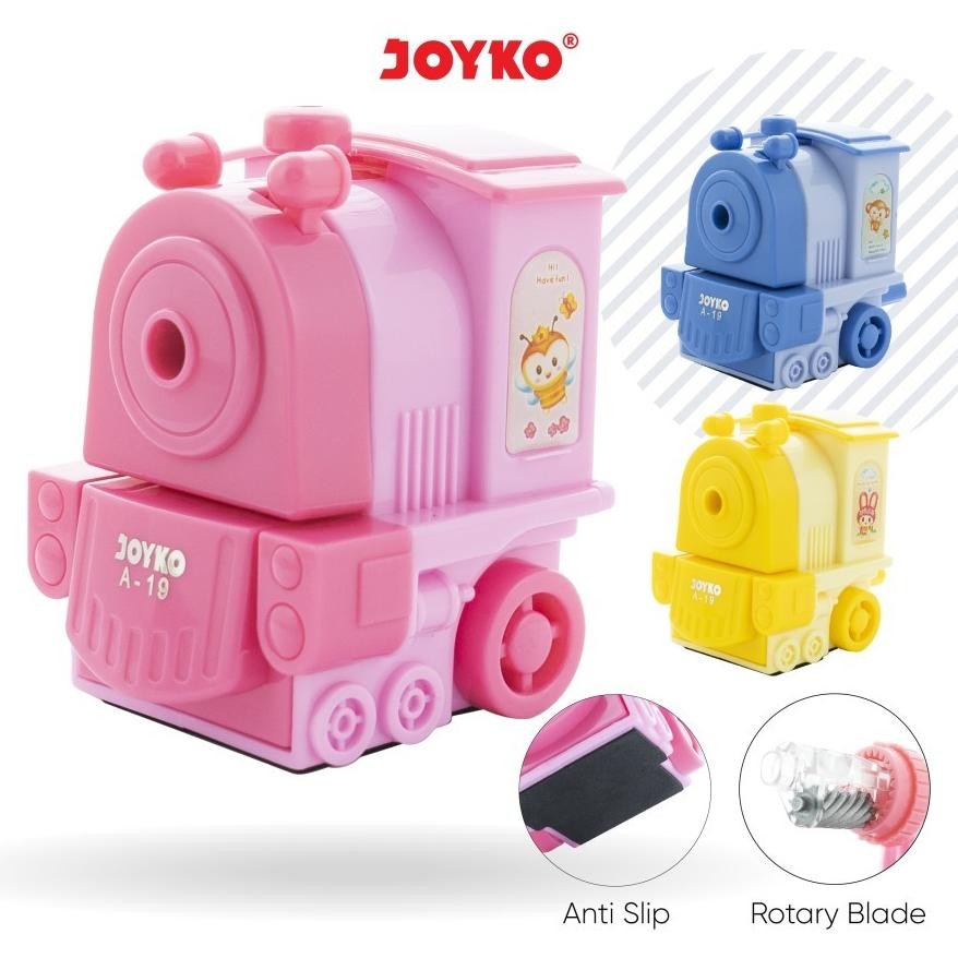 

fsd-34 Serutan Putar Rautan Pensil JOYKO A19 KERETA - Sharpener Anti Slip A-19 UNIK Sale