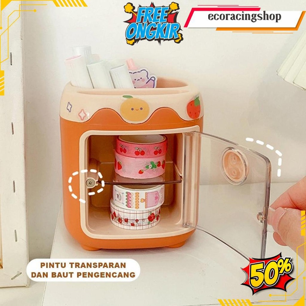 

Kotak Tempat Penyimpanan Alat Tulis Dengan Laci 2 Tingkat / Organizer Stationery Laci 2 Tingkat Serbaguna Termurah Banget