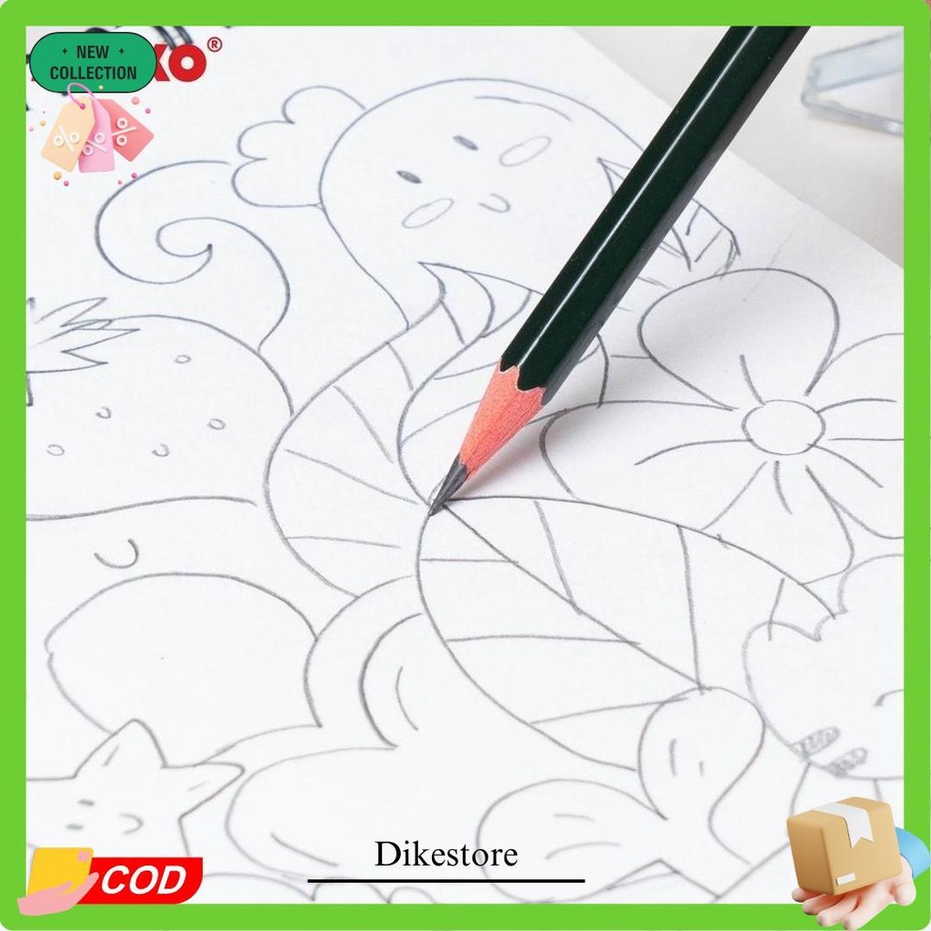 

Pensil Joyko 2B 1 Box Isi 12Pcs P-88 Cod