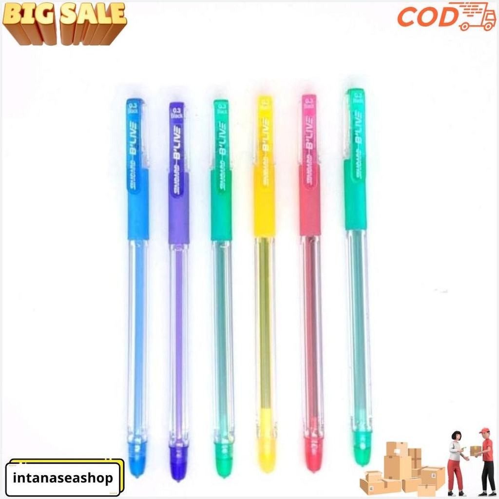 

Bulpen Standard Blive Collection 0.3Mm 1 Pack Isi 12 Pcs Termurah Banget