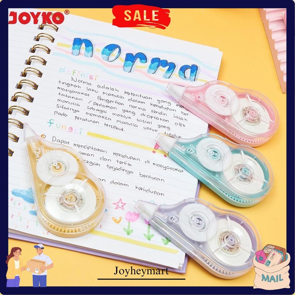 

Correction Tape Joyko Ct-522Ptl Pastel ( Pita Koreksi ) Termurah Banget