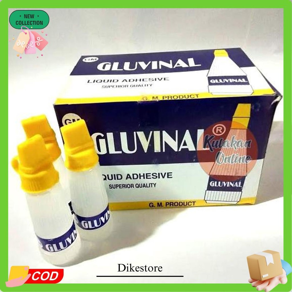 

Lem Kertas Gluvinal Kecil 22 Ml (1 Pak Isi 24 Pcs) Grosir Original Produk