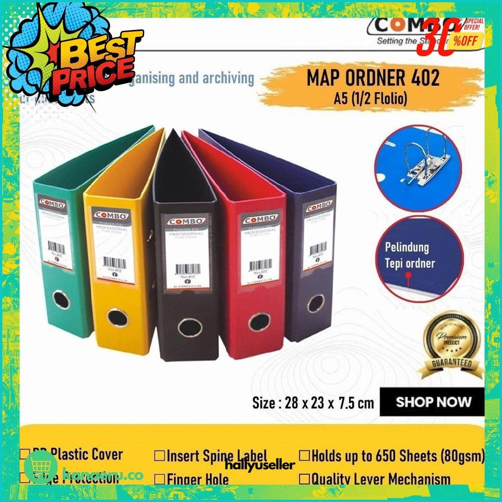 

Odner Pvc Colour / File Kwitansi / File Pvc 402 Warna Combo / Map Ordner Folder File A5 Kilat