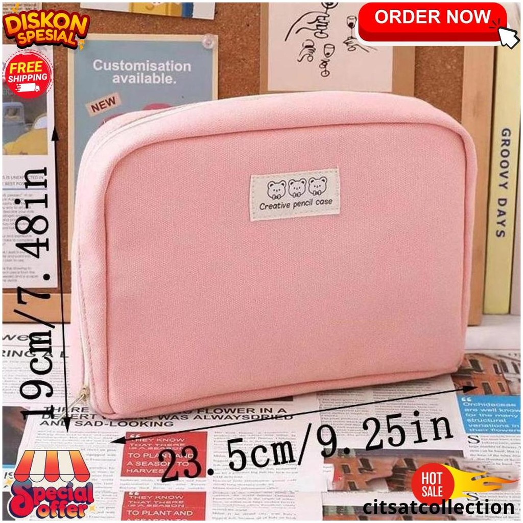 

Carat 12 Layer Tas Tempat Pensil Case Pouch Anak Sekolah Transparan Kapasitas Besar Stationery Kantor A020 Original Produk