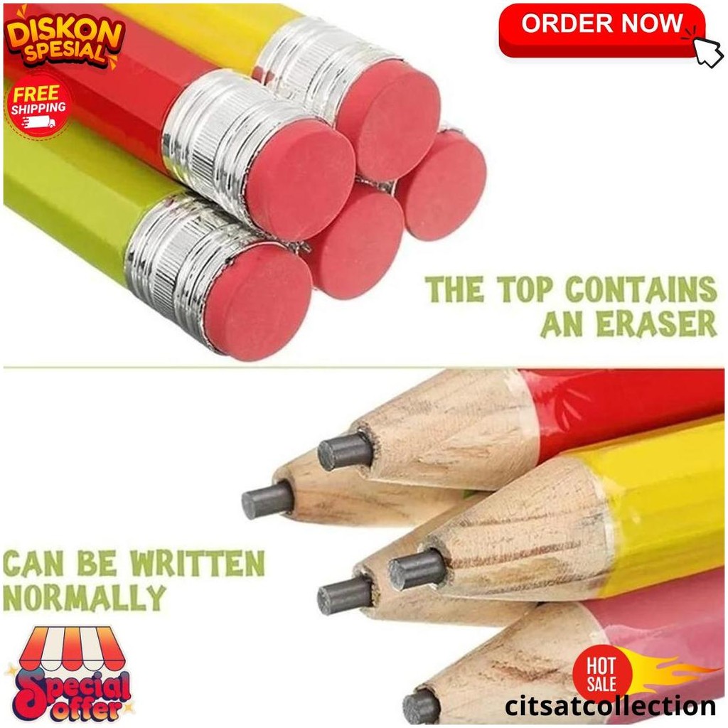 

Gagalu Pensil Jumbo Besar 33Cm Mainan Pencil Pensil Jumbo Hiasan Photo Kado Termurah Banget