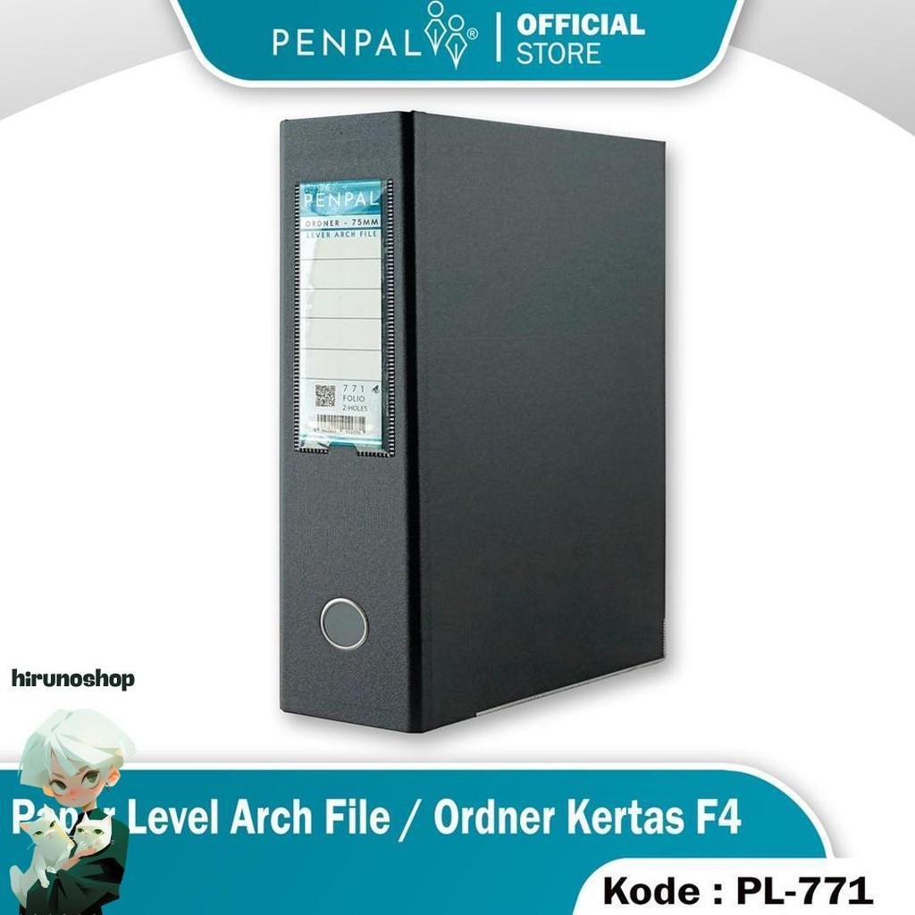 

Penpal Paper Lever Arch File / Ordner Kertas F4 Pl-771 Diskon