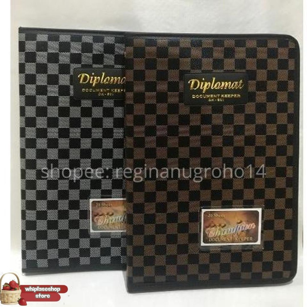 

Dokumen Keeper F4 Diplomat Resleting / Map Ijasah / Map Kertas / Document Organizer Cod