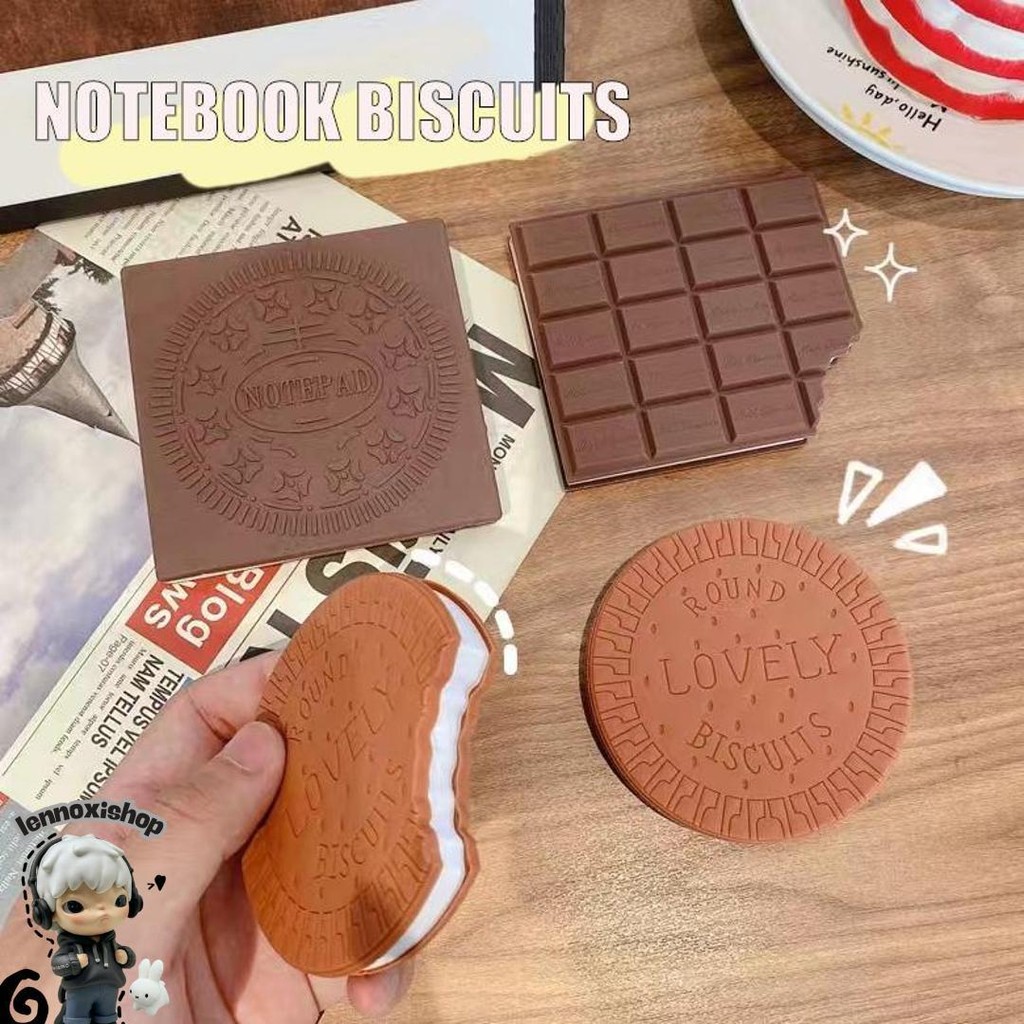 

Notebook Mini Motif Lucu Biskuit Cokelat Isi 80 Lembar Buku Catatan Diskon