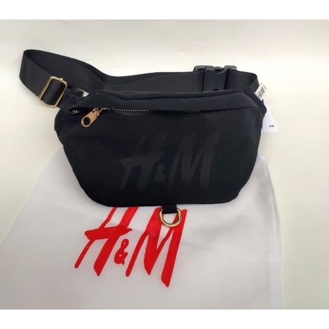 TAS PINGGANG WANITA HM / HNM VELVET / H&M WAISTBAG WANITA TAS WAIST BAG BAHU SLING BAG WANITA ELEGAN