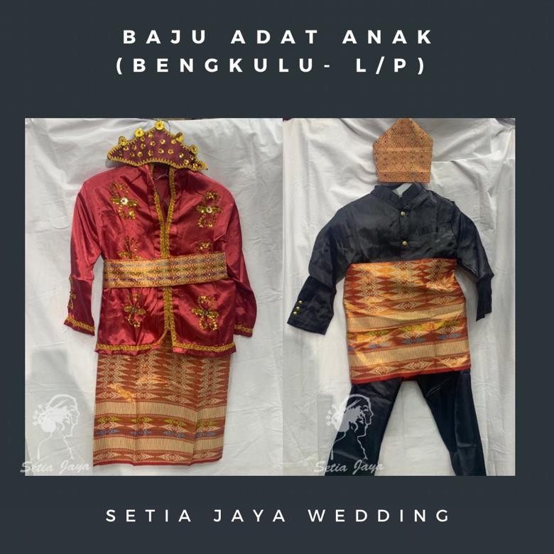 Baju Anak Bengkulu Sd / Kostum Karnaval/ Tarian