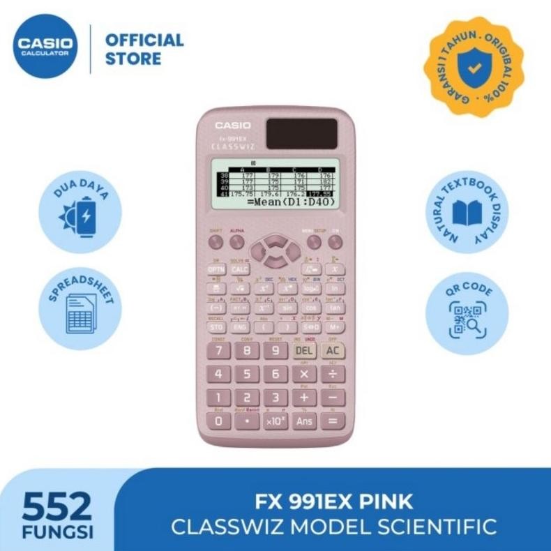 

h-4 CASIO FX-991 EX ~ Kalkulator Ilmiah/Scientific Calculator 991EX Kuliah Terlaris